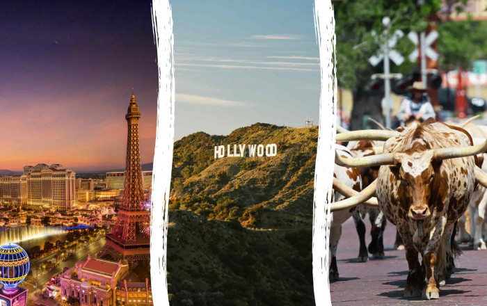 Main image for the offer: ⚡California Sun, Vegas Nights & Texas Vibes: 10-Night USA City-Hopping Escape.